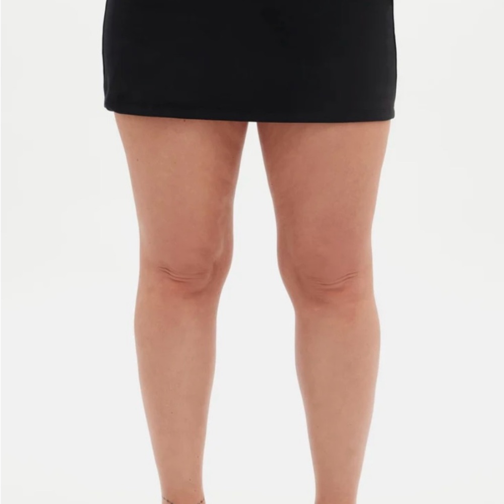 Girlfriend Collective Black Mini Skirt